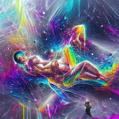 Holographic Cosmic Illustration by Pablo Amaringo