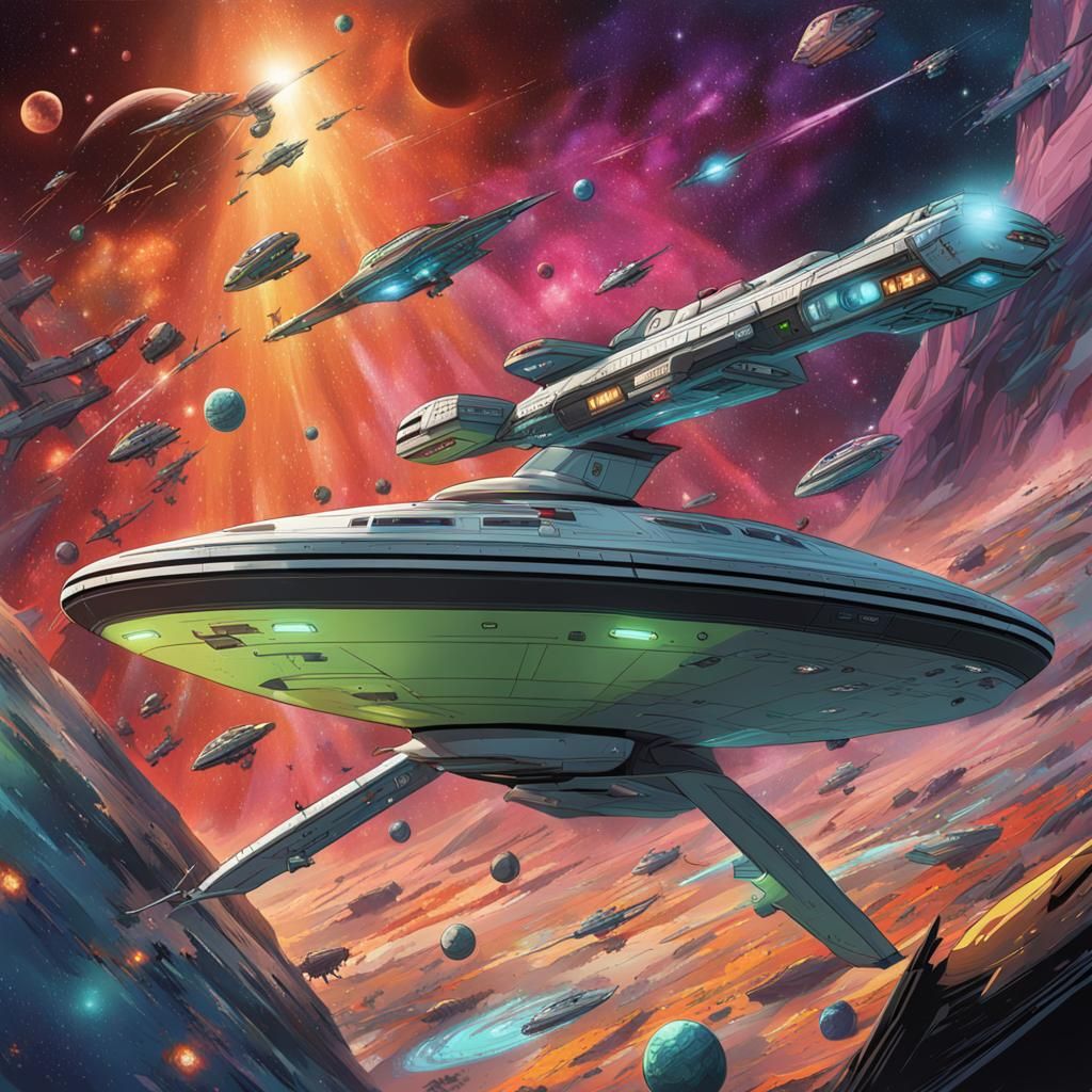 Star Trek Ninja Animation Hyperrealistic Mashup