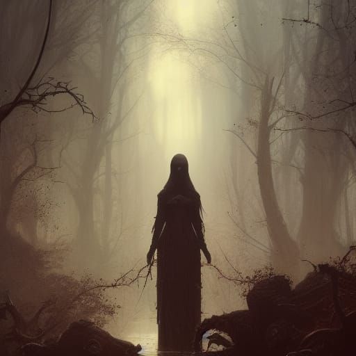 Detailed Gothic Horror Fantasy Art in Unreal Engine