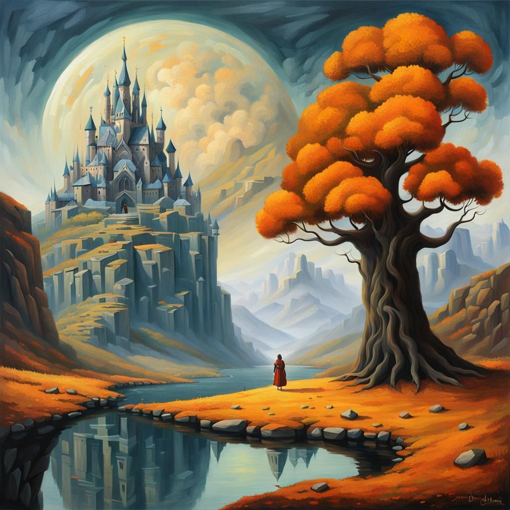 Surreal Painting of Golundra