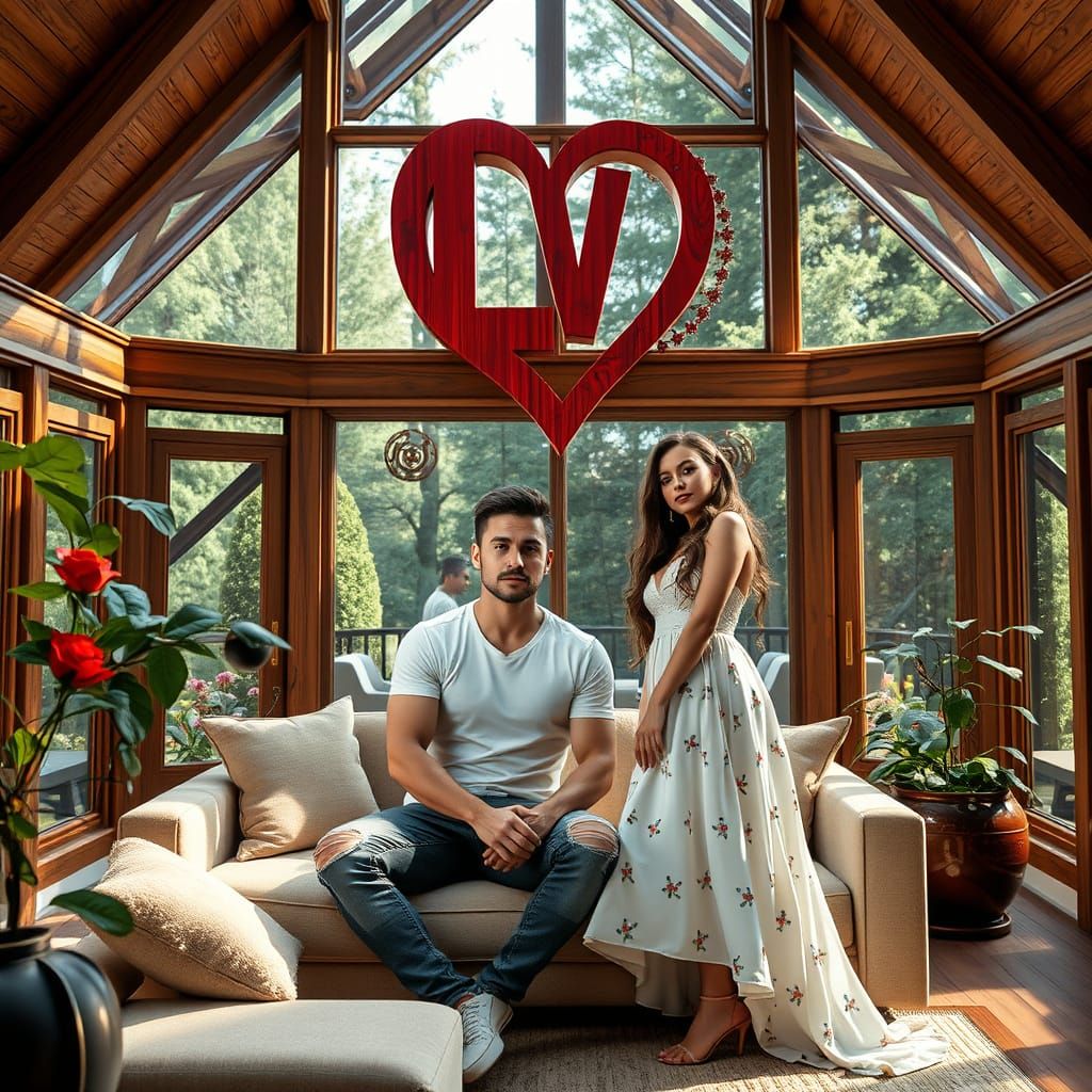 Whimsical Luxury Home Interior in Cyberpunk Style