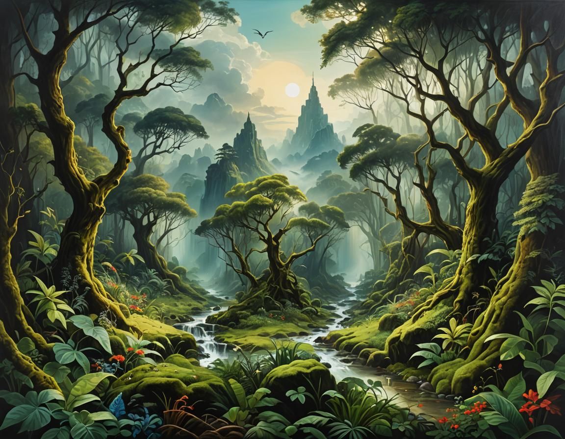 Surreal Reality Painting in 8K Resolution