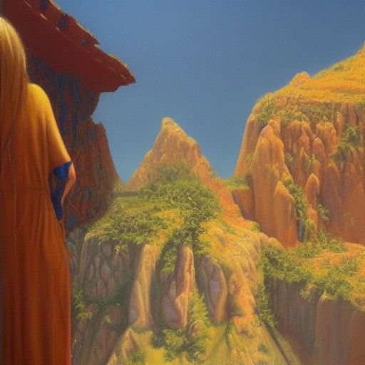 Surreal Hallucination in Oil Painting Style