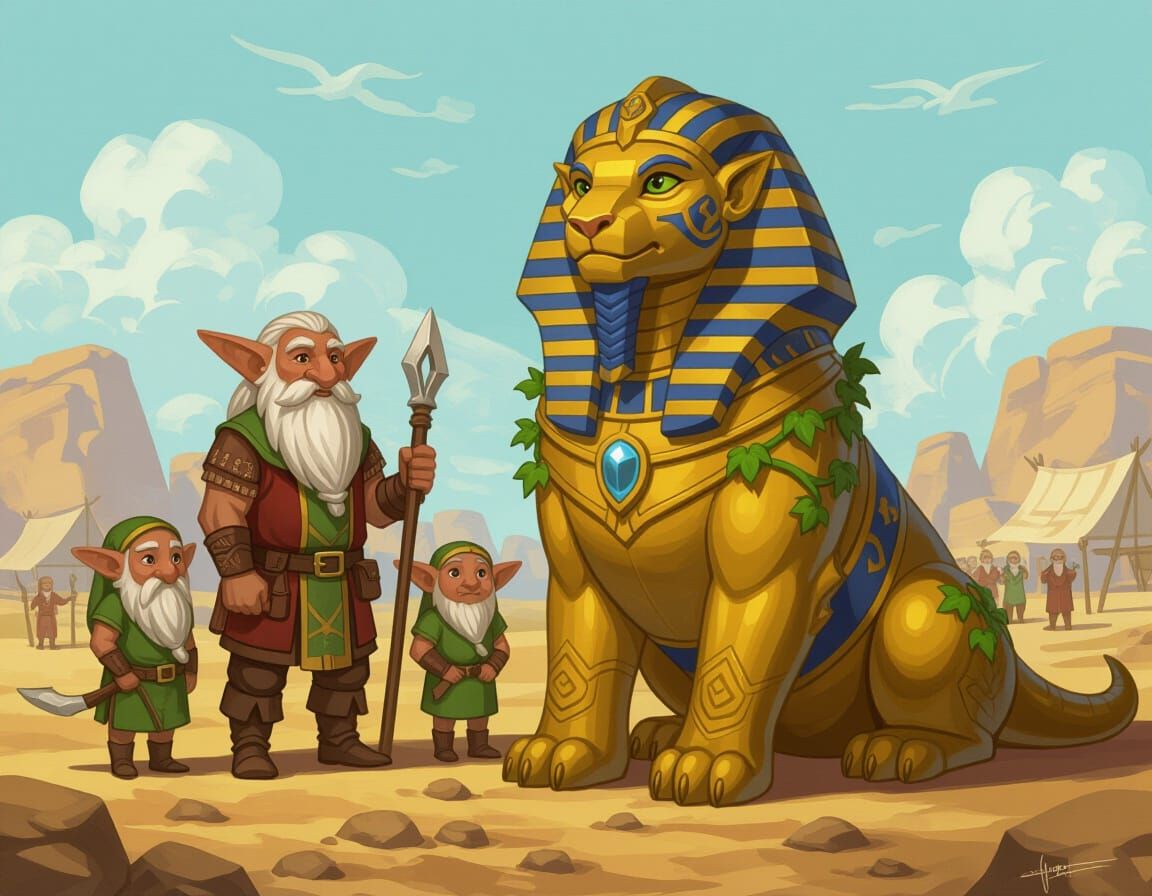 Arrest of Dwarven Sphinx Vine and Family