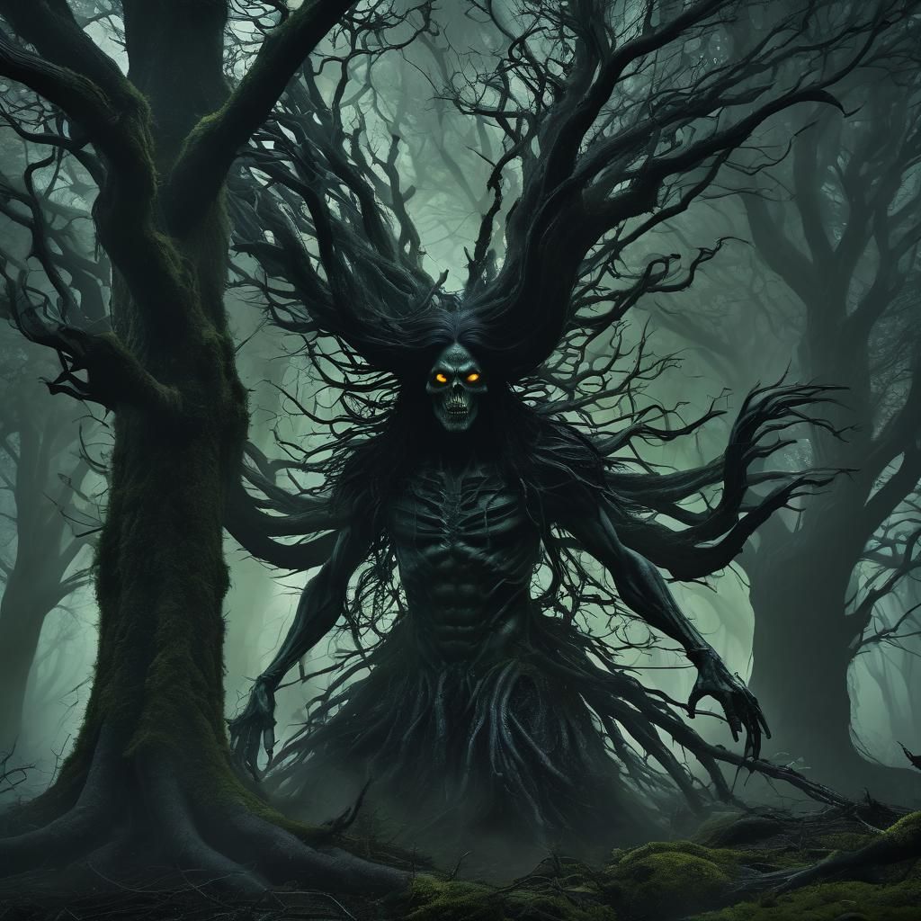 Creepy Black Demon 8