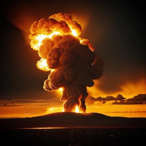 Macro Shot of Sun's Fiery Surface