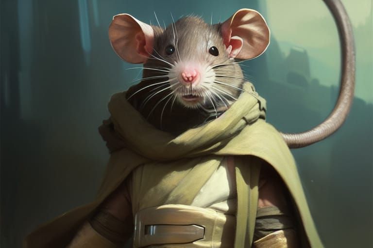 Rat Jedi Knight Portrait on Artstation