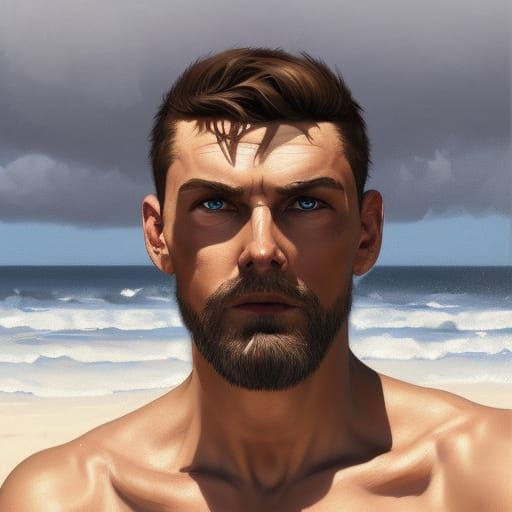 Speedo Portrait in Hyperdetailed Splash Art Style