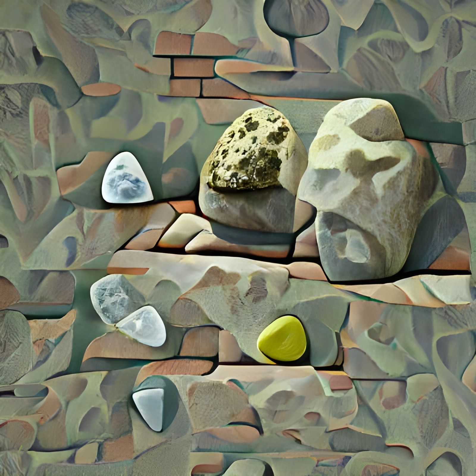 AI Generated Rock and Stone Image