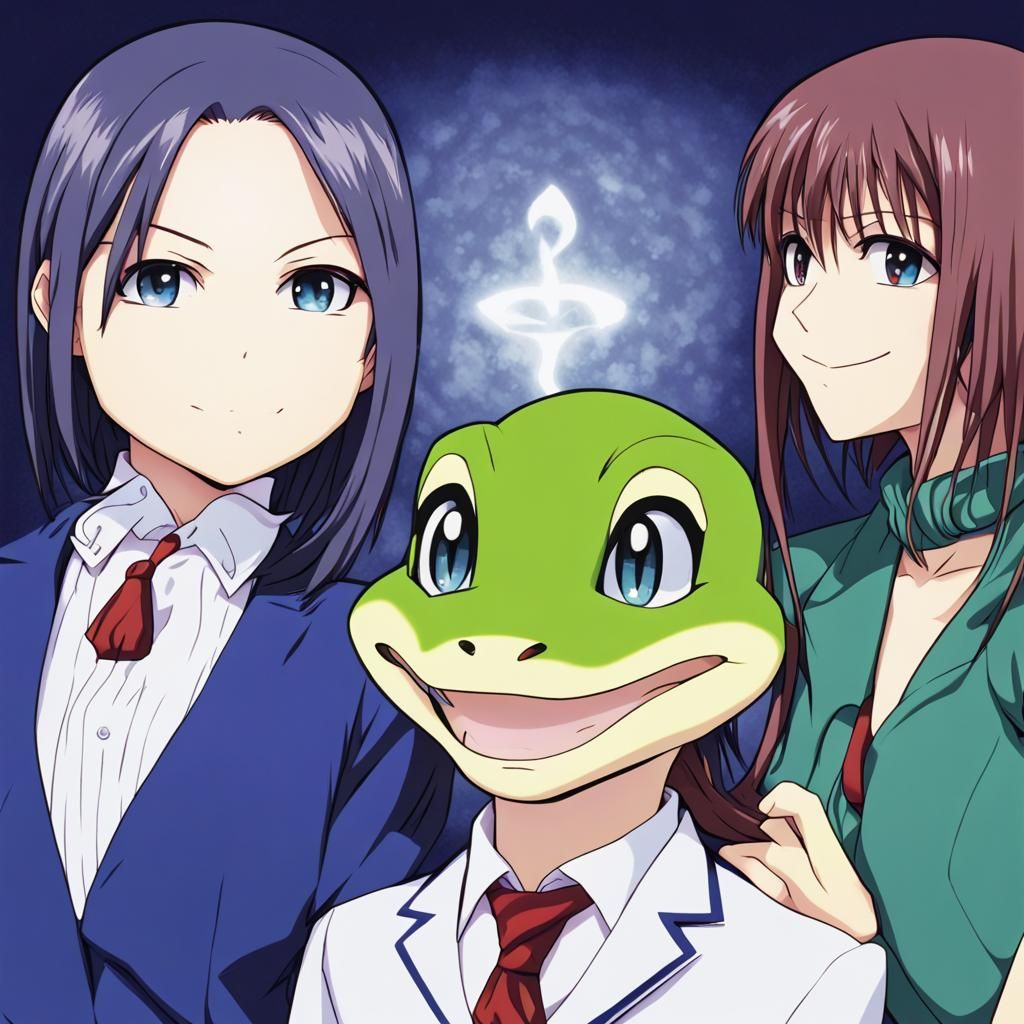 Anime Key Visual Art in Japanese Manga Style