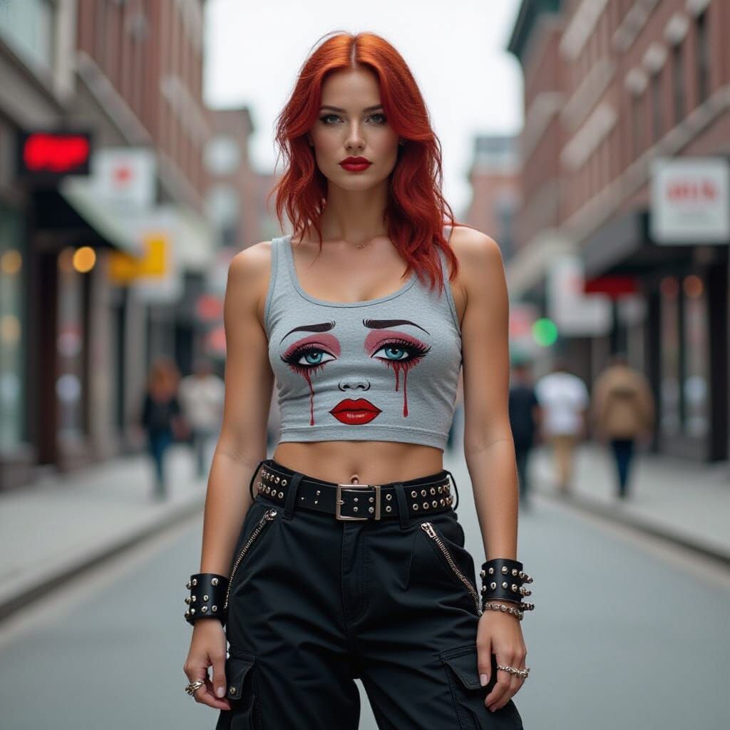 Nostalgic Rebellion: Woman in 2000s Streetwear