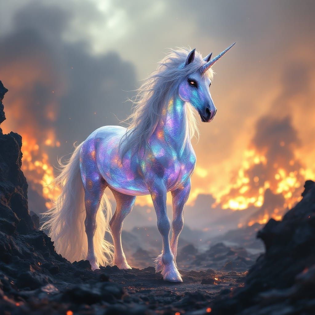 Majestic Unicorn and Manticore in Kilian Eng Style