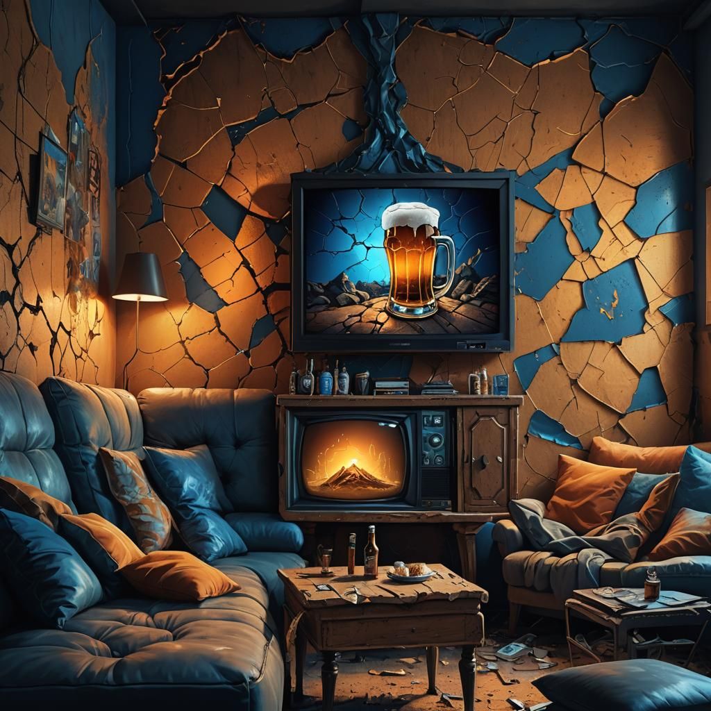 Beer Watching TV: Surreal Fantasy Concept Art