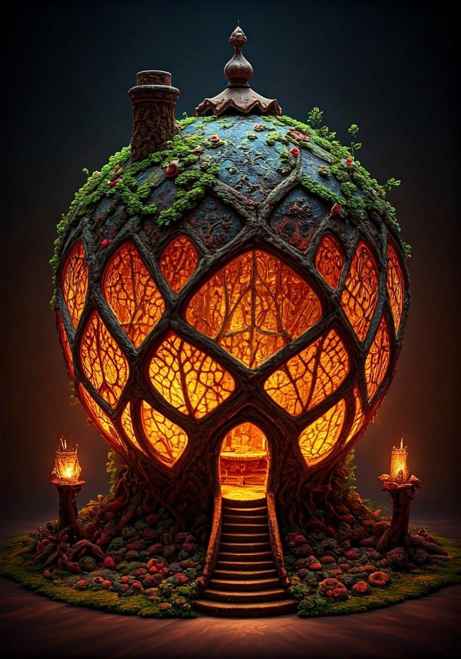 Massive Heartfelted Pomander House for My Love