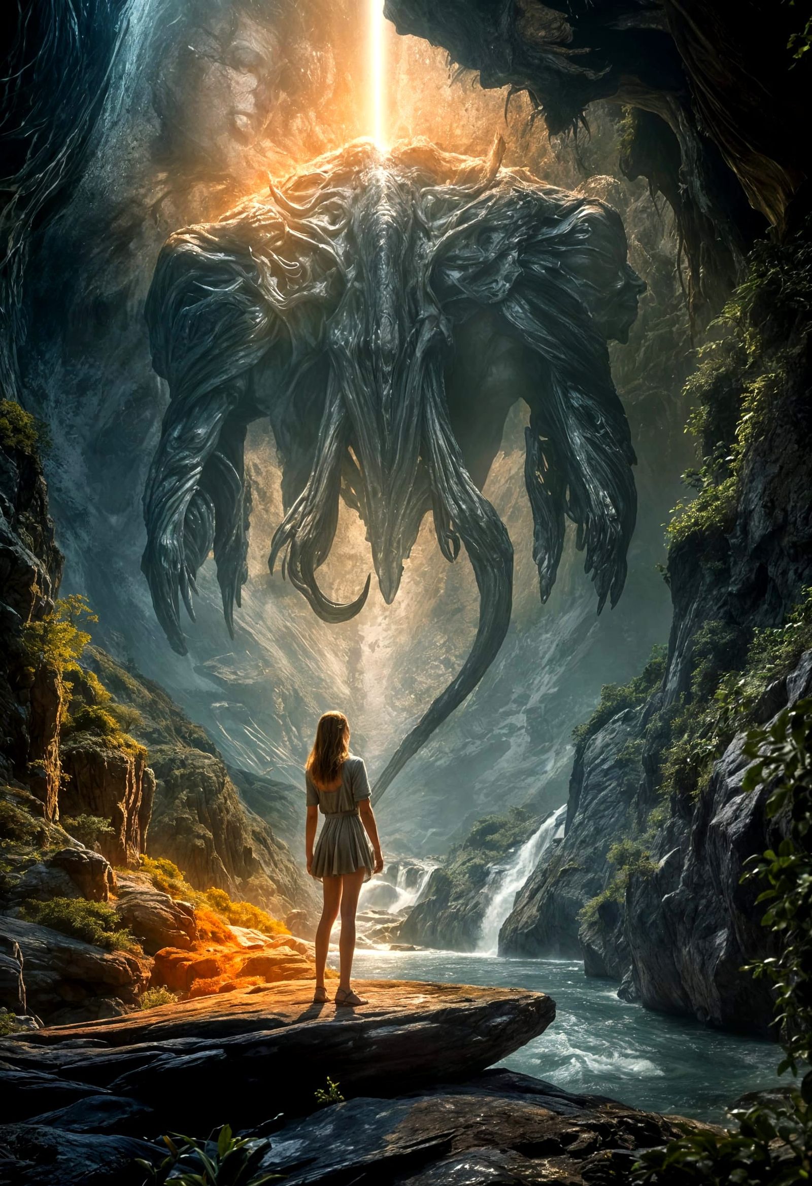 Alien Party: Hyperrealistic, Detailed Close-Up Photography