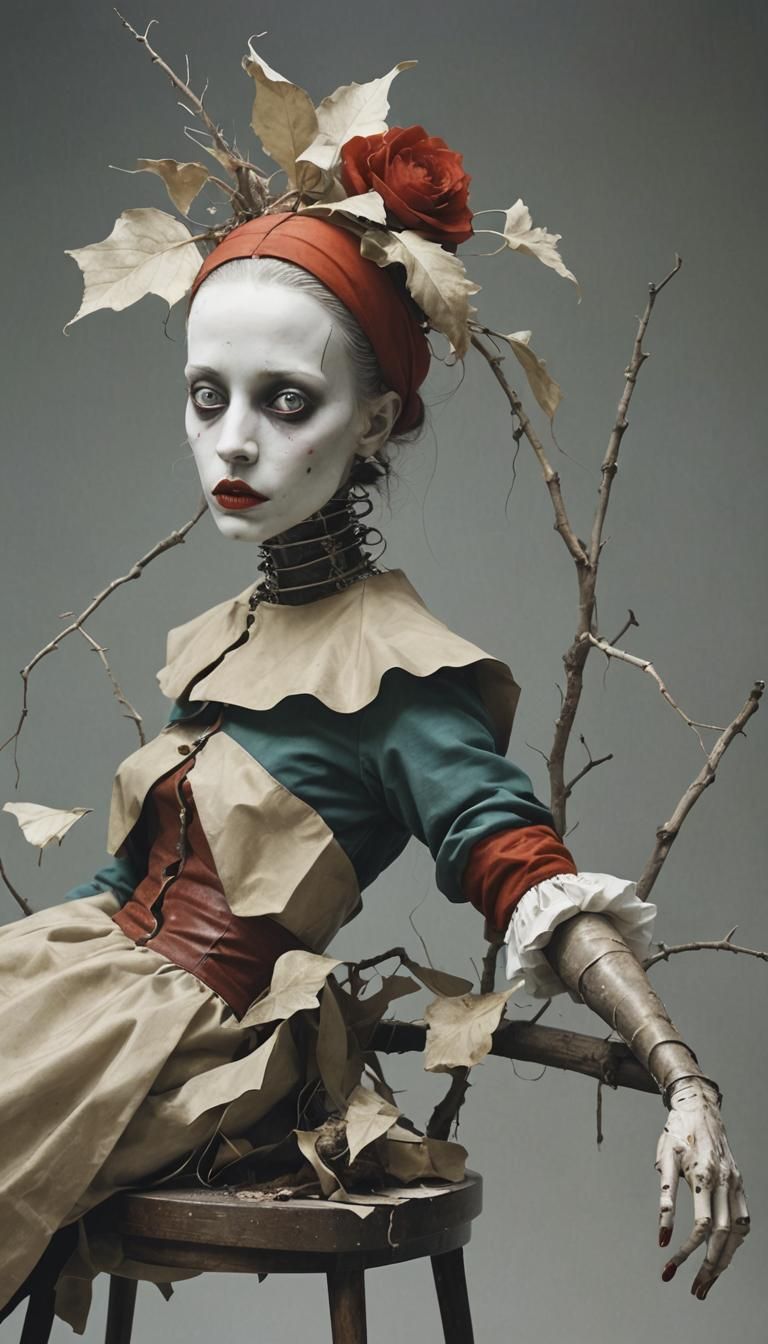 Surreal Girl in Filmic Photorealism