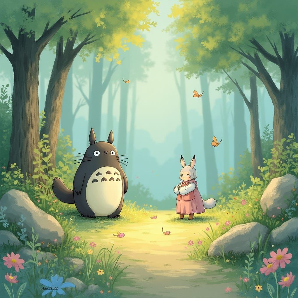 Whimsical Studio Ghibli-Inspired Dreamscapes
