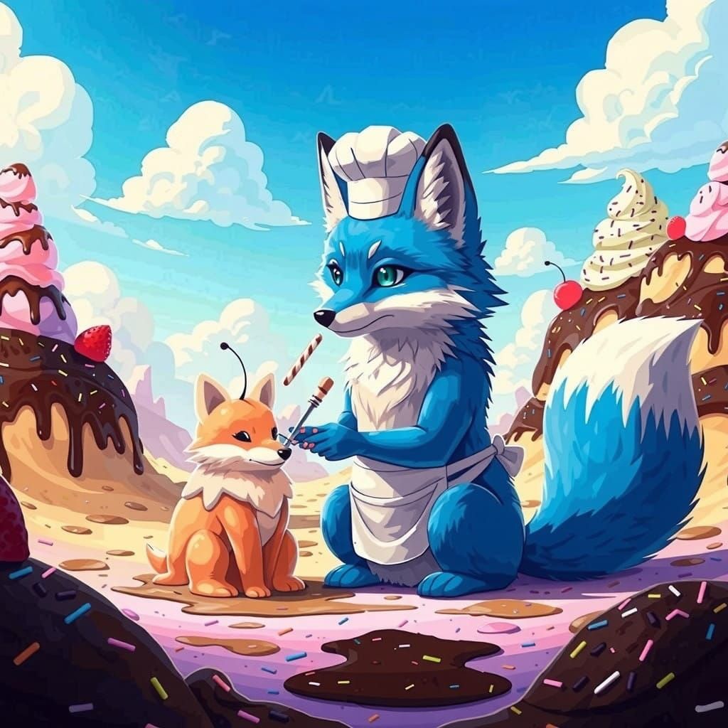 Sweet Blue Fox Crafts Delicious Candy Treat