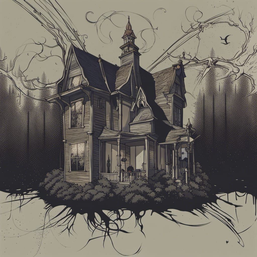 Gothcore House: A Darkly Romantic Design