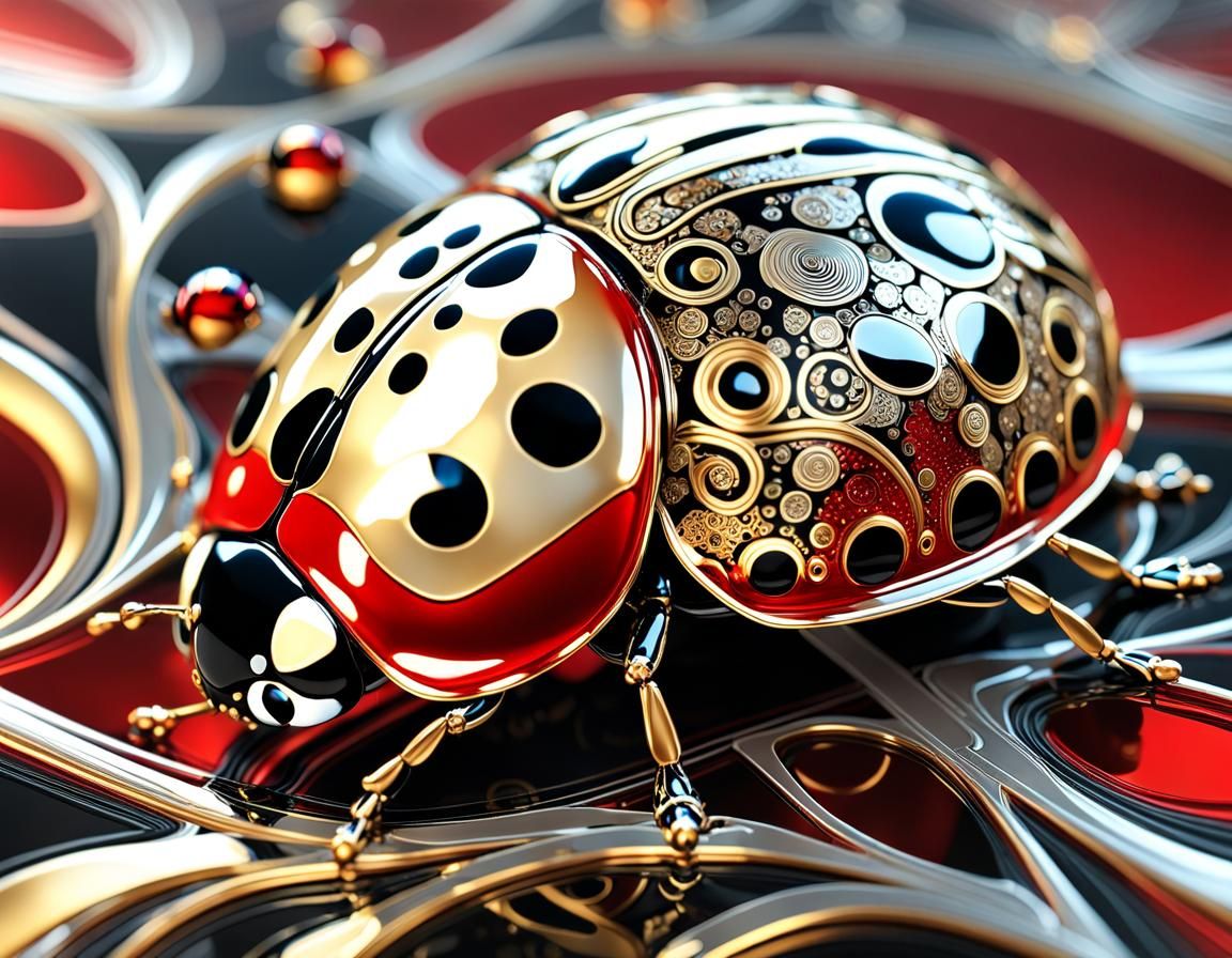 A jewel Lady Bug