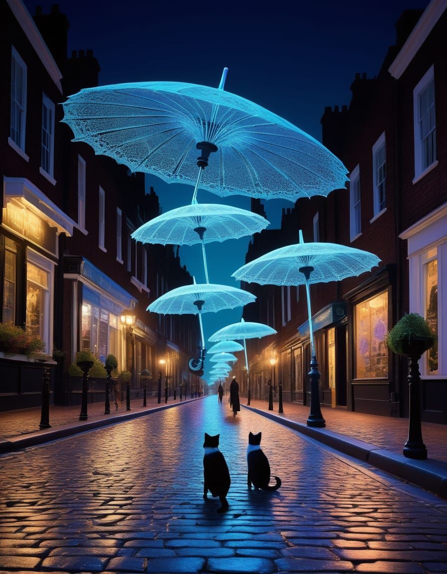 Victorian Street Transforms into Hoverboard Highway