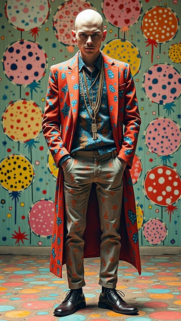 Avant-Garde Fashion Maximalism Inspired by Contemporary Art