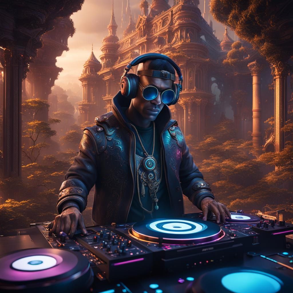 Fantastical Matte Painting in Deep Color