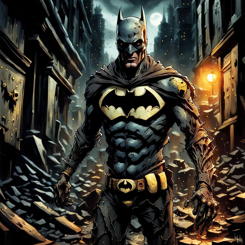 Decaying Batman Stumbles Through Gothic Gotham