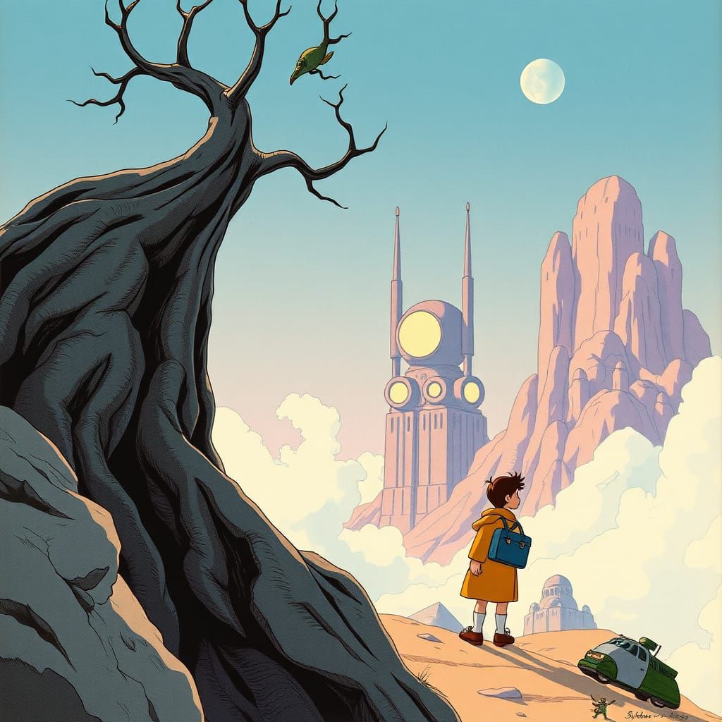 Imaginative Animation Inspired by Studio Ghibli