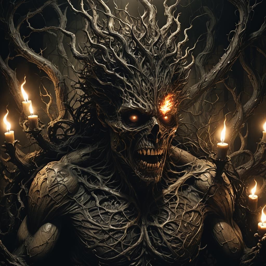 Inner Monster Bursting Forth: Dark Surrealism in Chiaroscuro