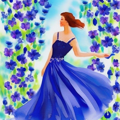 Detailed Ink Drawing of a Smiling Face