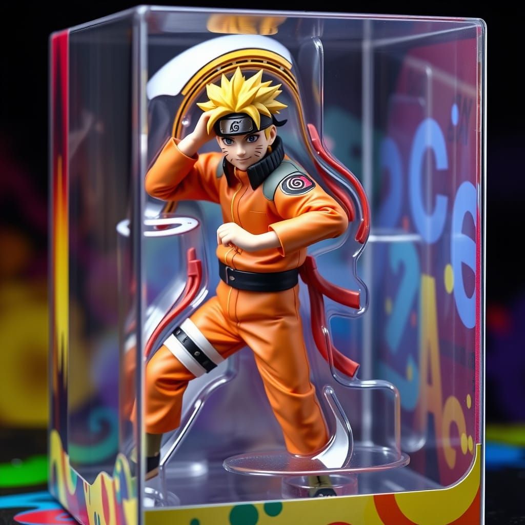 Naruto in Vibrant Cel-Shaded Box