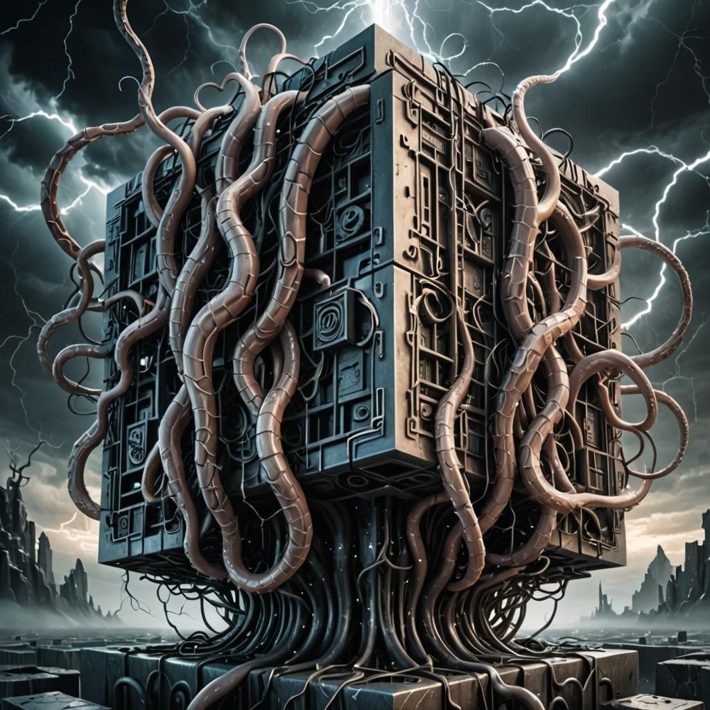 Surreal Cubist Tentacles Dreamscape in 8k