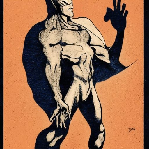 Stylized Sandman Conceptual Illustration