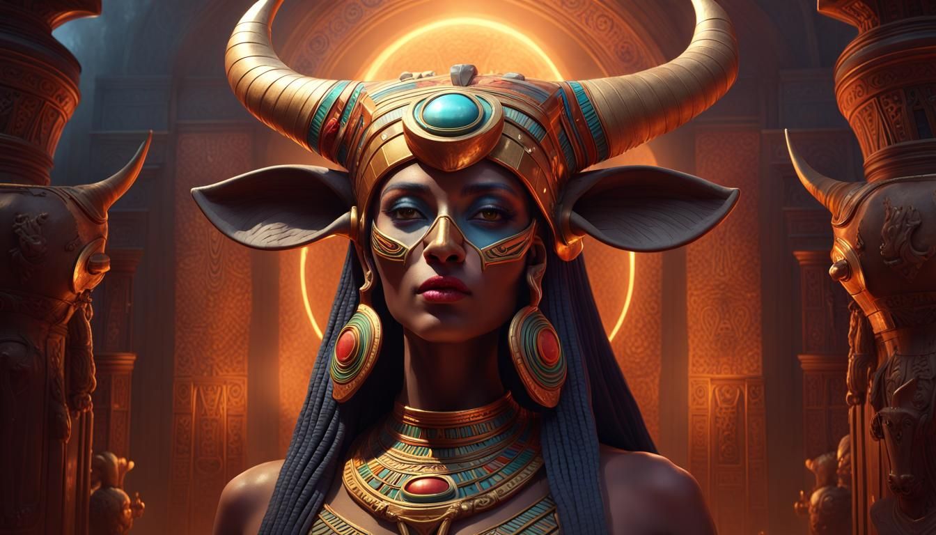Hathor: Cow-Headed Goddess of Love and Joy