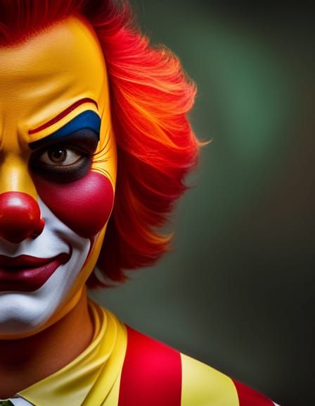 Ronald McDonald as Maniacal Horror Clown