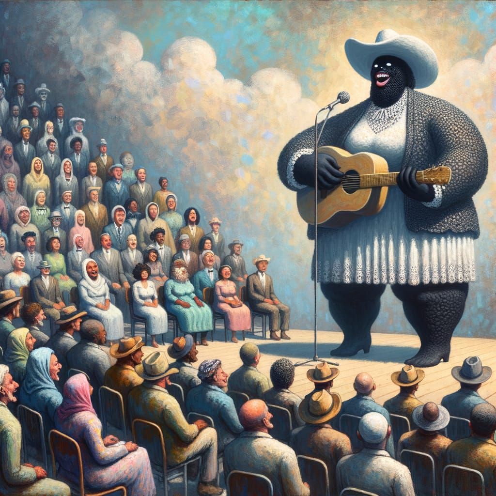 Surreal Black Country Singer Serenades Quirky Audience