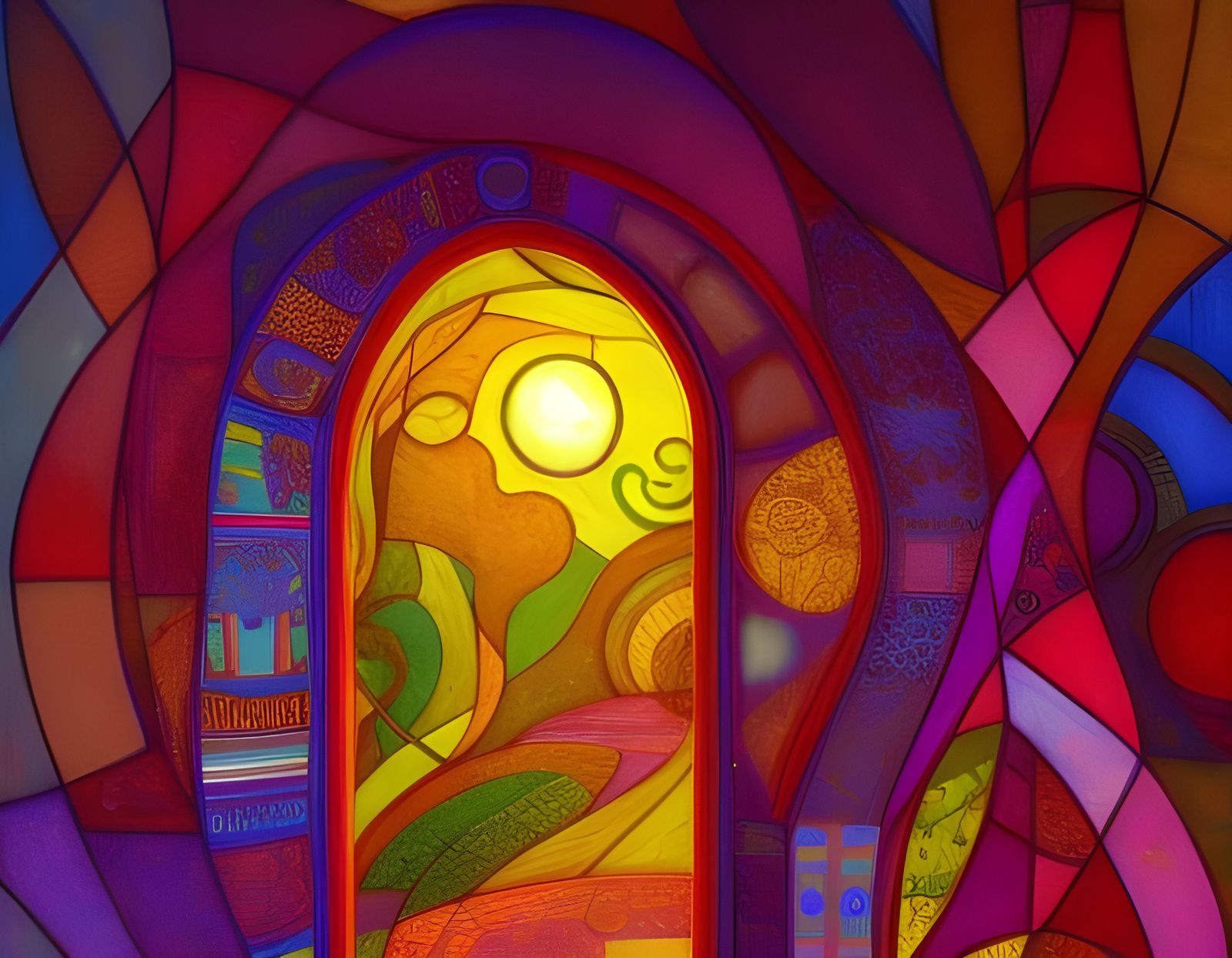 Elaborate Rose Garden with Trompe L'oeil Effects