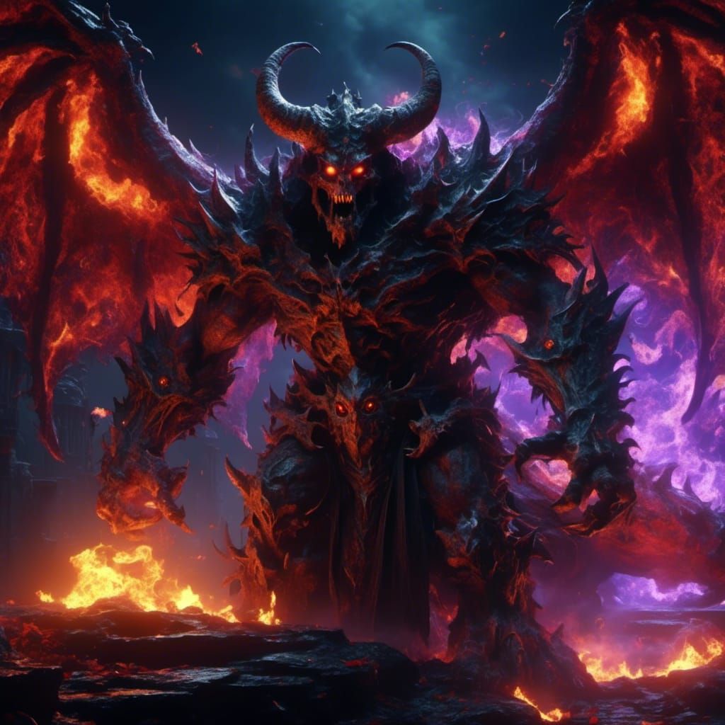 Dark Fantasy Demon Unleashed