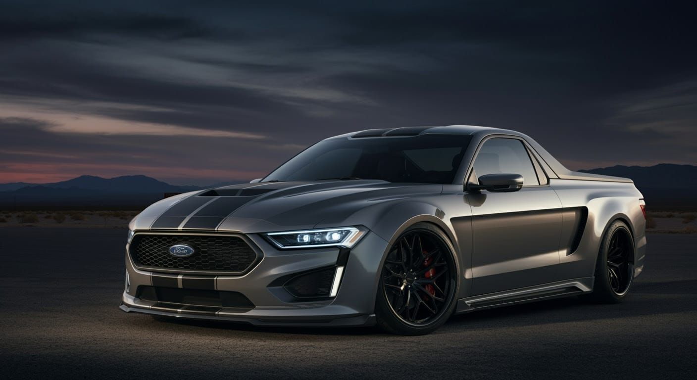 Ford Ranchero SHO Concept: Futuristic Desert Cruiser