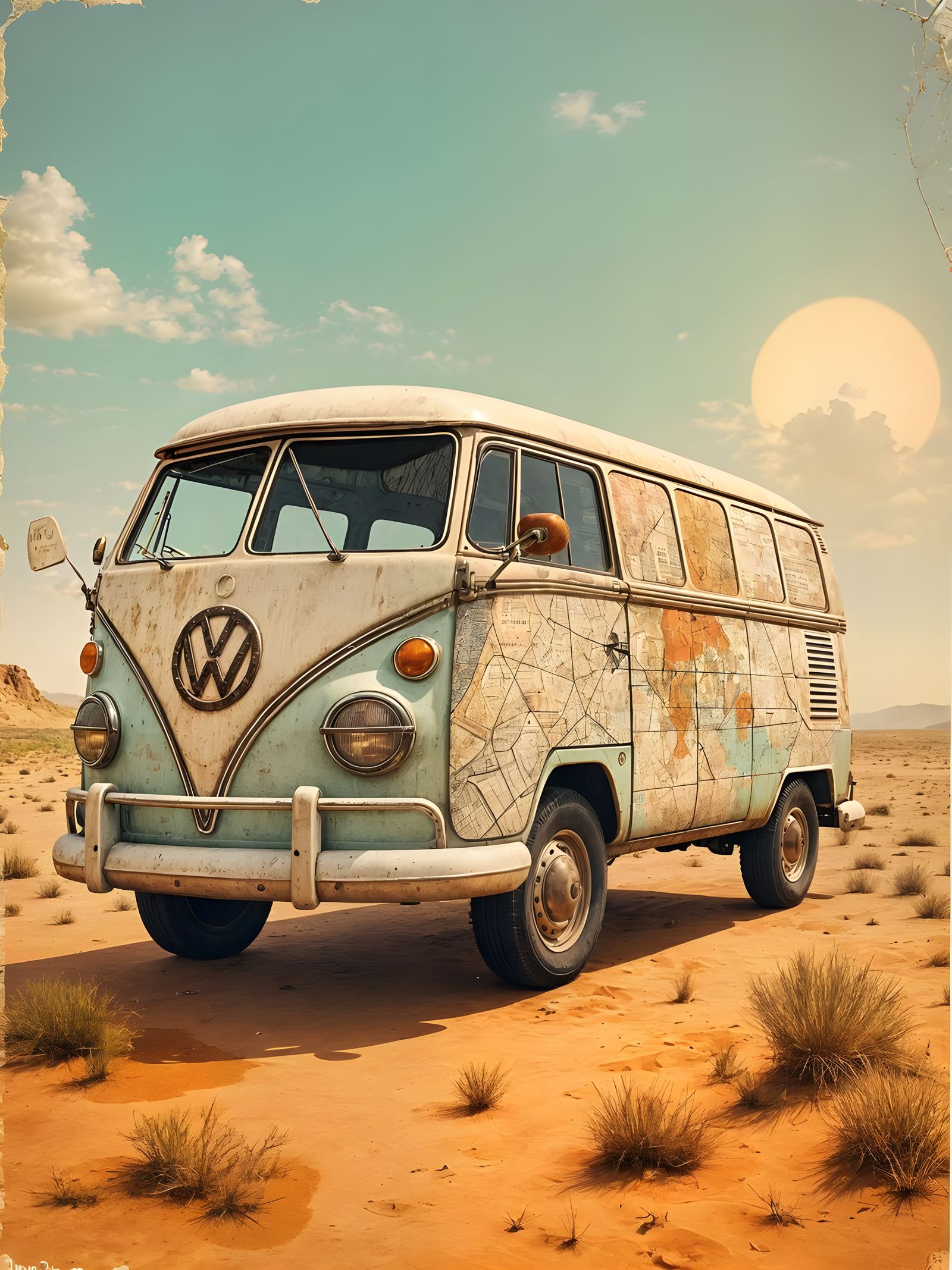 Van Made of Maps and Memories