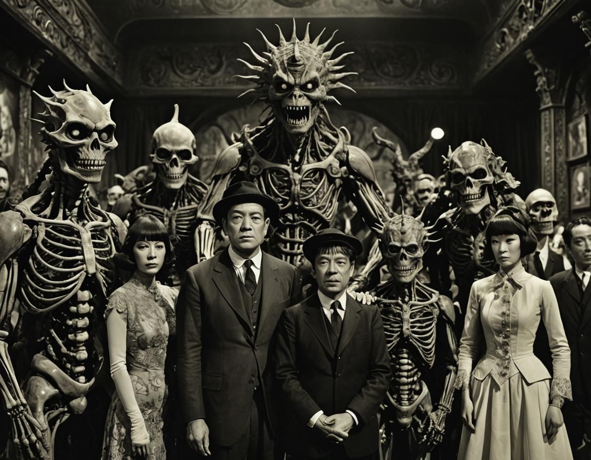 Vintage Stage Photo in Daguerreotype Style