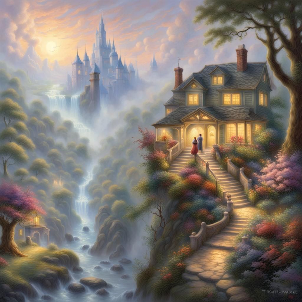 Ethereal Fantasy: Unity and Resilience in Vibrant Illustrati...