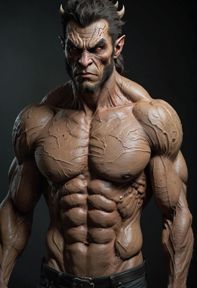 Humanoid Monster with Beautiful Face