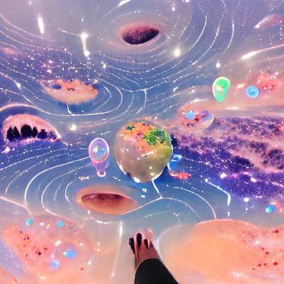 Popping Between Universes: A Multiverse Traveler