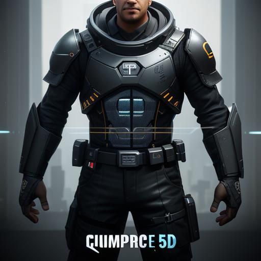 NPC Computer Services Logo in 3D Game Style