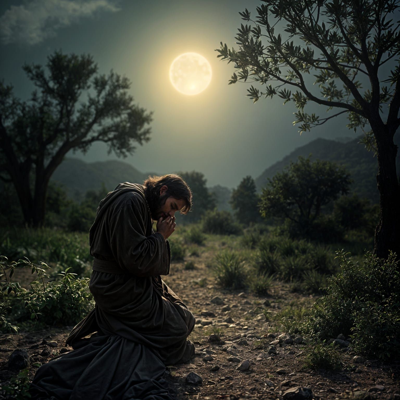 Jesus in the Garden of Gethsemane: A Cinematic Masterpiece