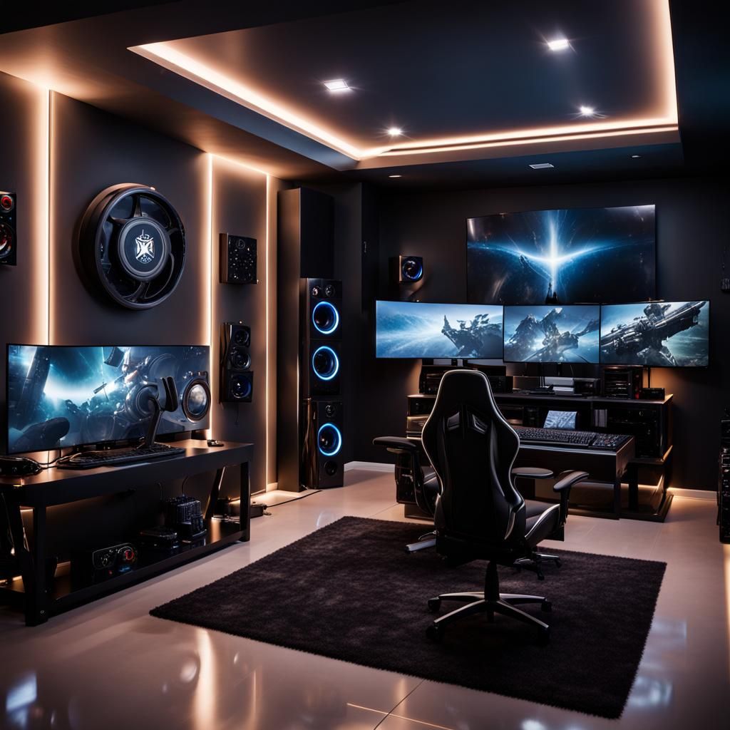 Luxury Gaming Home with Natural Lighting