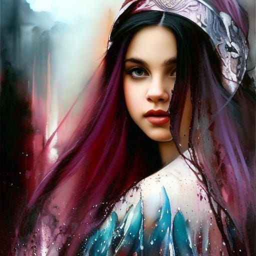 India Eisley Inspired Portrait with Castle Backdrop