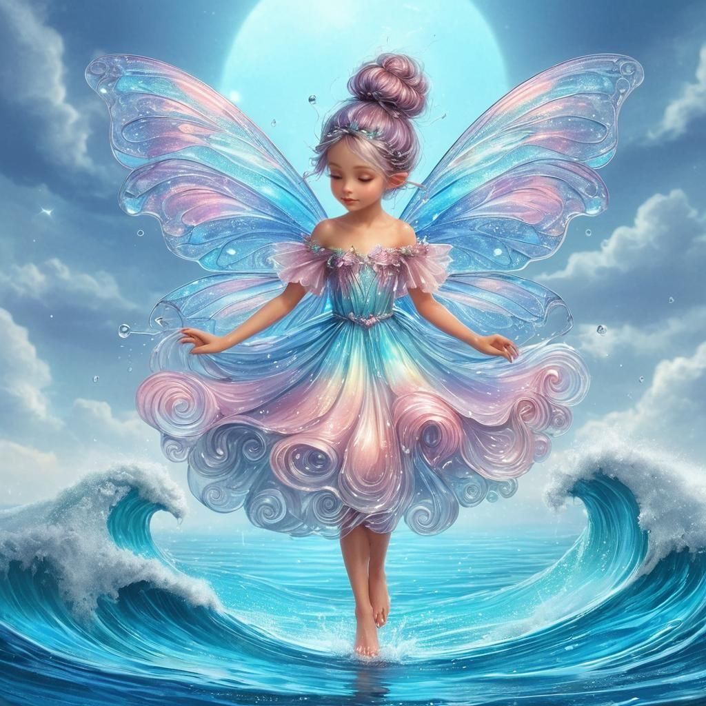 Enchanting Water Fairy AI Generated Image